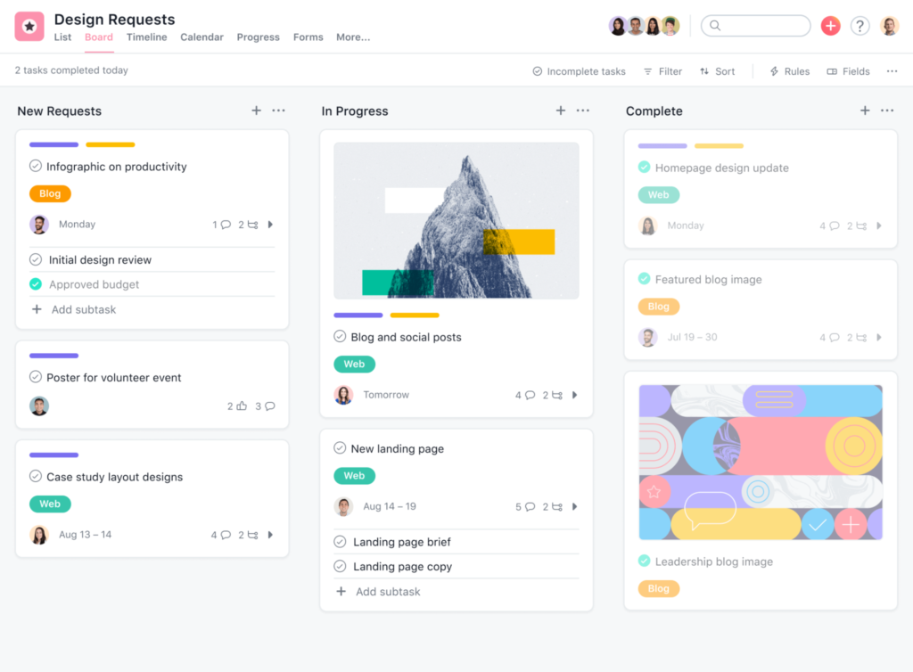 Asana task manager