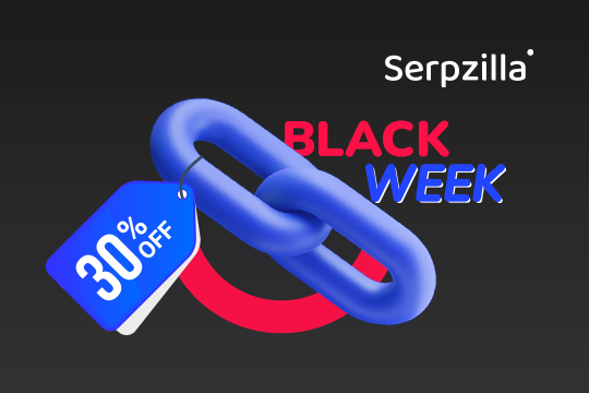 Black Week: 30% Off All Backlinks