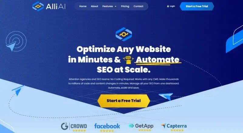 Alli AI SEO tool