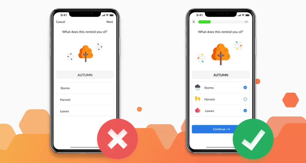 Good UX example Good UX example