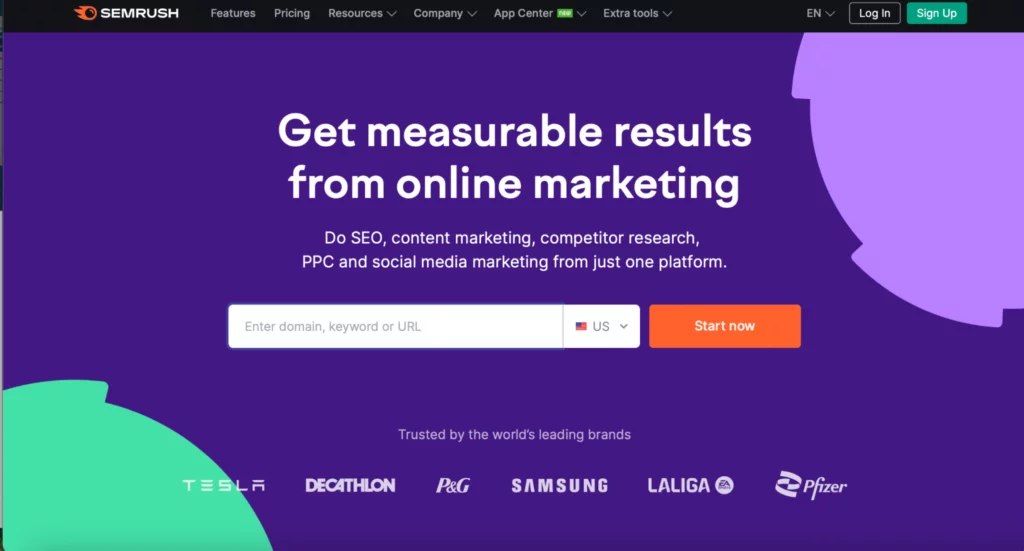 SEMrush domain backlink analysis SEMrush domain backlink analysis