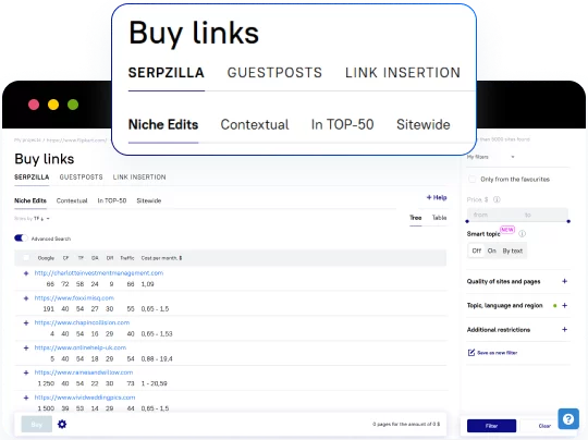 Serpzilla buy links
